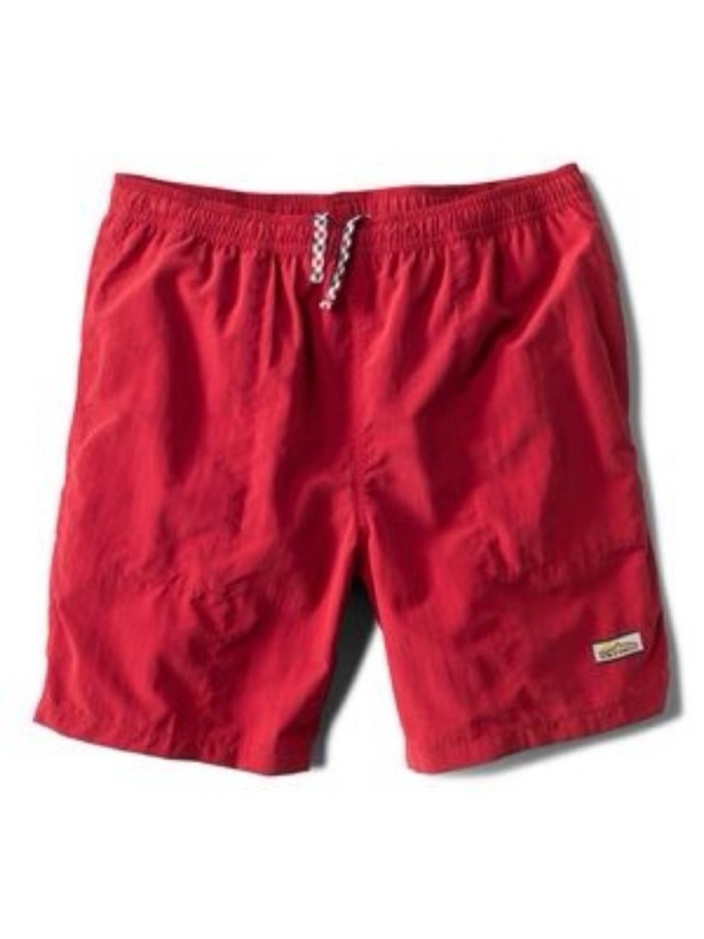 Orvis Red Swim Trunks Men’s L • 7” Inseam • UPF 50 • Quick-Dry Nylon
